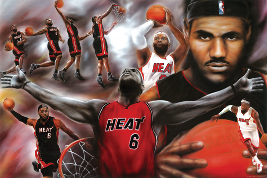 (image for) Lebron James Painting - Click Image to Close